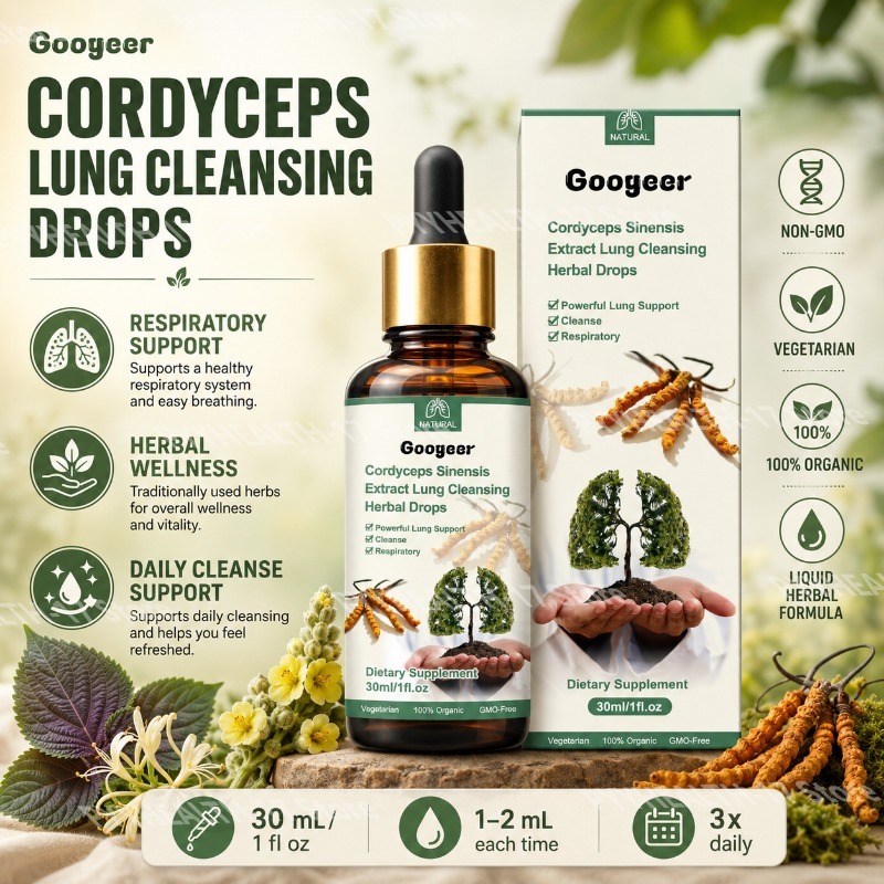 Herbal Wellness Drops - قطرات كورديسيبس من جوجير، مكمل عشبي