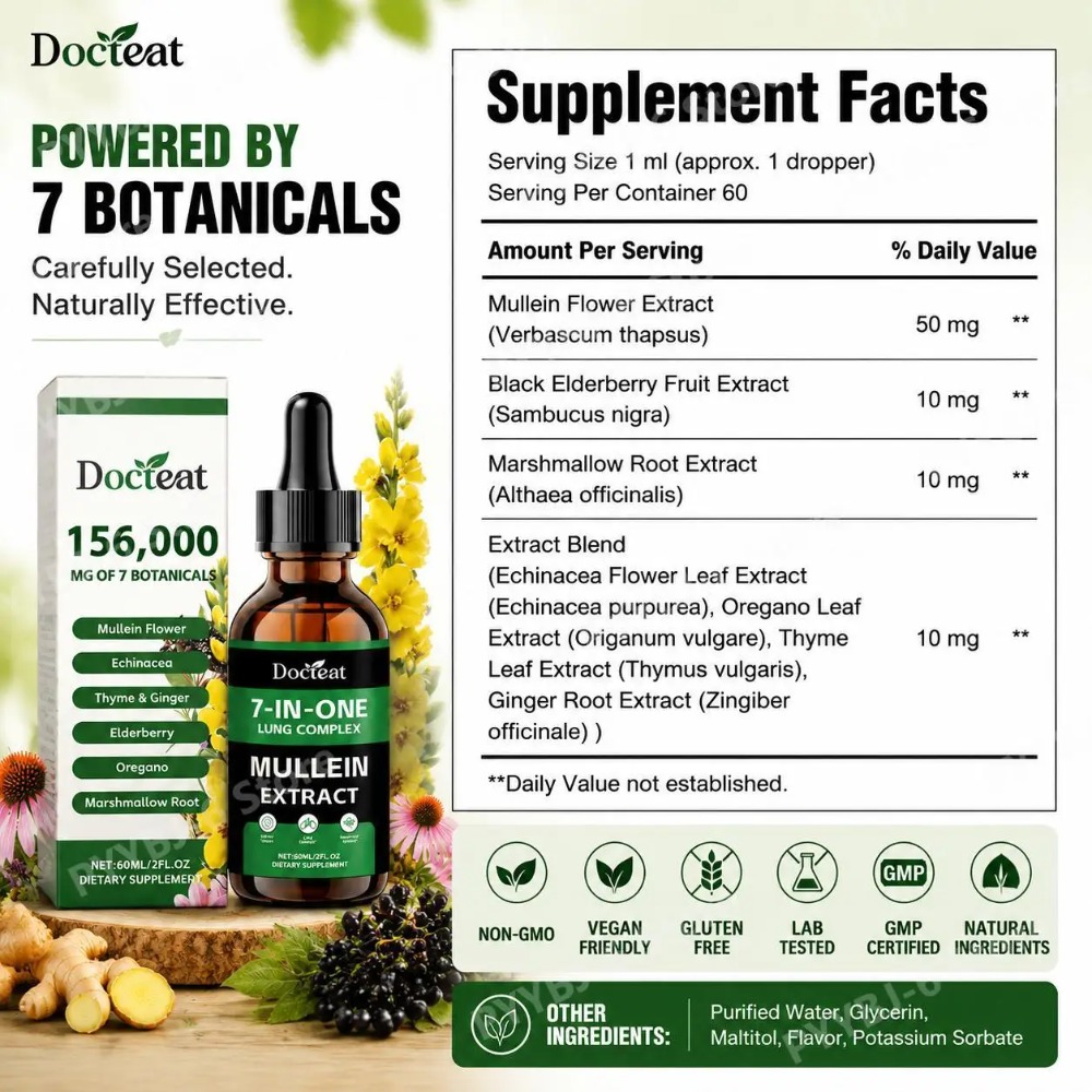 دوكتيت 7 في 1 قطرات خلاصة نبات - مراجعة Herbal Wellness Drops وسعره