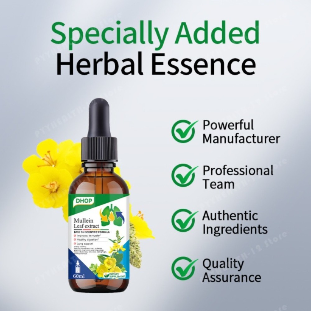 قطرات مستخلص أوراق المولين 60  - مراجعة Herbal Wellness Drops وسعره