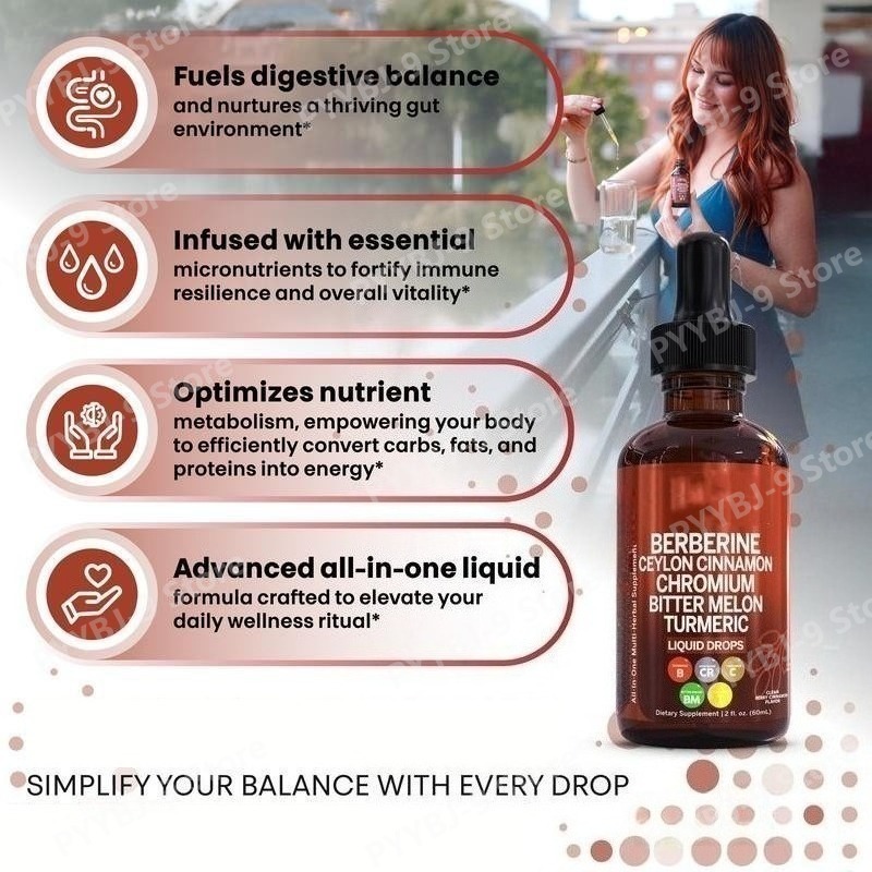 قطرات سائلة من البربرين والكرو - مراجعة Herbal Wellness Drops وسعره