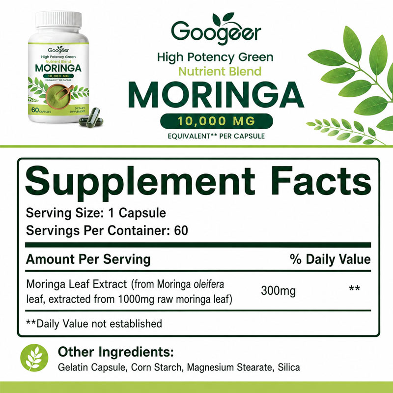 مكمل المورينجا الممتاز مع مستخ - مراجعة Herbal Wellness Formula وسعره