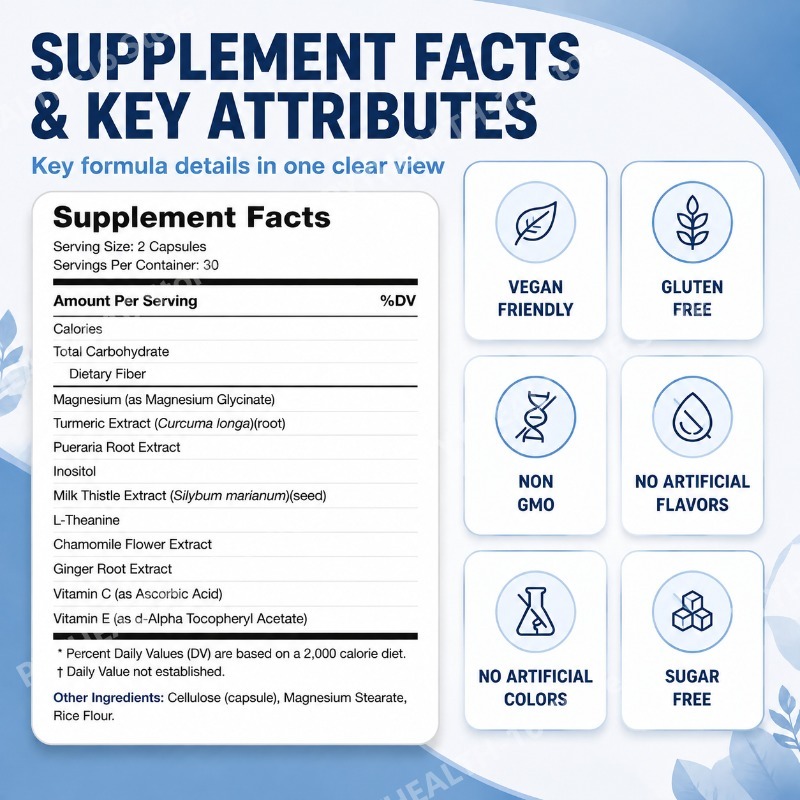 كبسولات دعم صحة الكبد مع مستخل - مراجعة Herbal Wellness Formula وسعره
