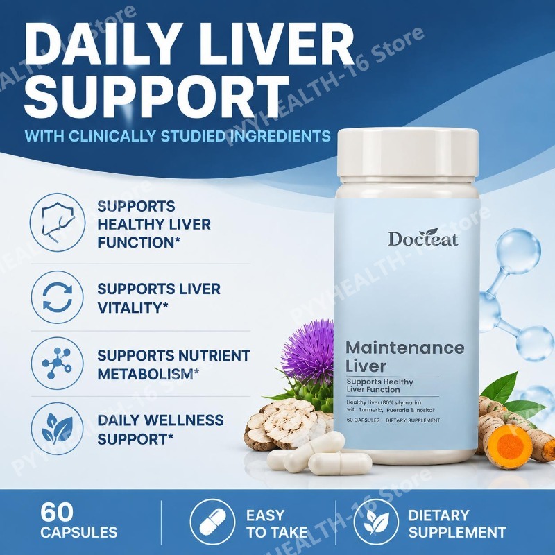 كبسولات دعم صحة الكبد مع مستخل - مراجعة Herbal Wellness Formula وسعره