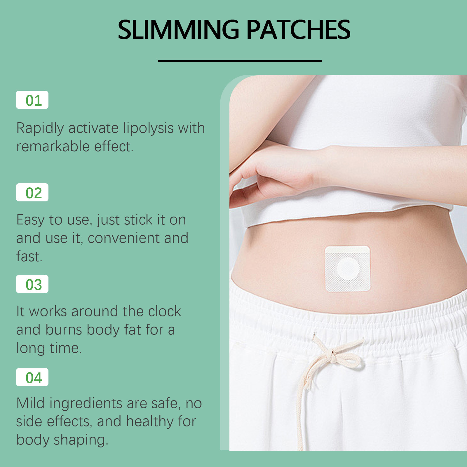 لصقات شيمونث لتشكيل الجسم، تحس - مراجعة Herbal Wellness Patches وسعره