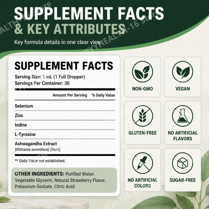 دوكتيت قطرات سائلة لدعم الغدة  - مراجعة Herbal Wellness Formula وسعره